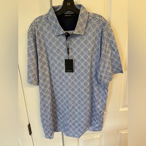 Mens NWT XL Bugatchi polo shirt.